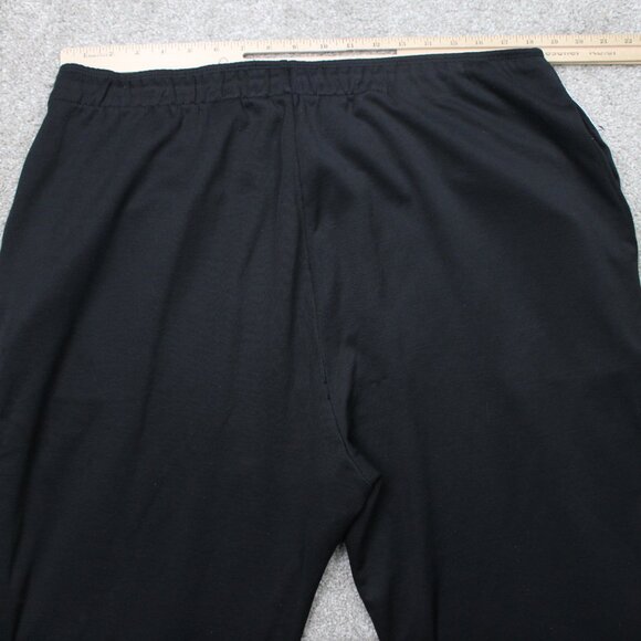 Polo Ralph Lauren Sweatpants Mens XL Black/White Zip Ankle Joggers 32" inseam - Picture 8 of 13
